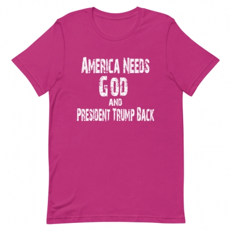 America Needs God and Trump Back T-Shirt