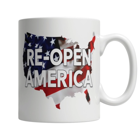 Re-Open America Patriotic Mug
