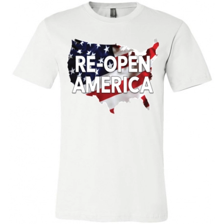 Ladies Re-Open America T Shirt