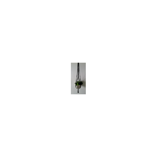 Dark Macrame Plant Hanger (ceiling)