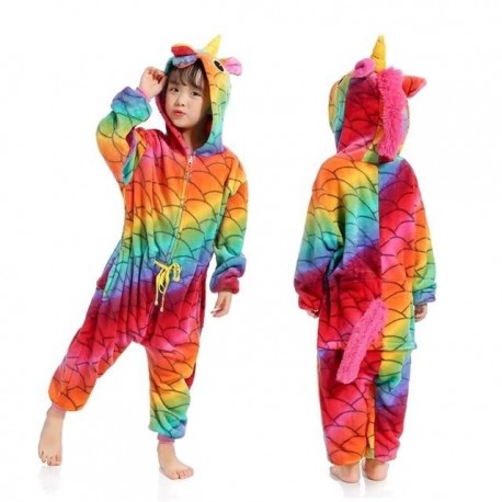 Crazy Onesies™  Fish scale Unicorn (Full)  Kids Sleepwear