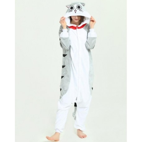 Cheese Cat Kigurumi Onesie For Adult  Unisex Sleepwear