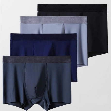 4pcs/lot Mens' Seamless High Quality Boxers Underwear