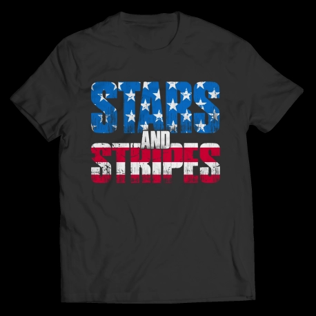Funny Custom Stars and Stripes American T Shirts