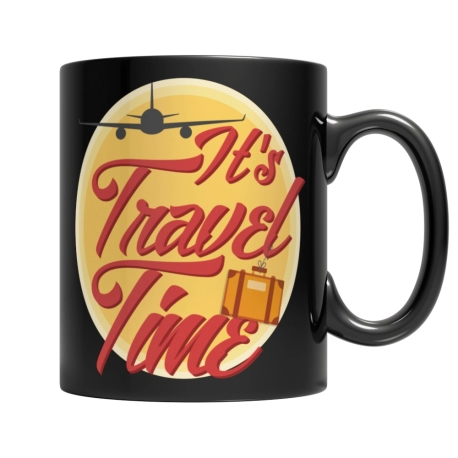 Custom Mugs - Its Travel Time