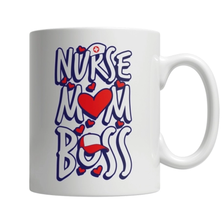 Custom Coffee Mugs - Nurse Mom Boss