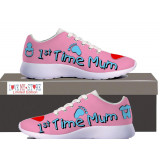 1st Time Mum 3 Baby Shades Woman Sneakers white sole