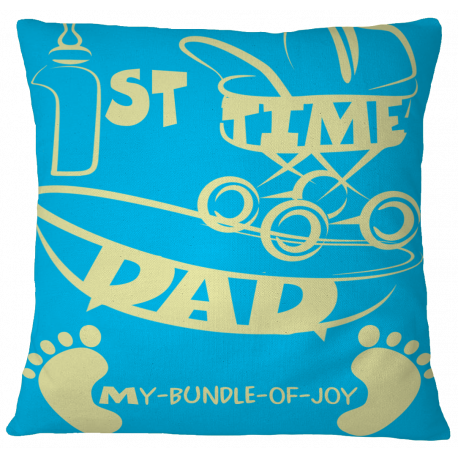 1st Time Dad Baby Shade Pillow Case Cover