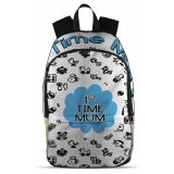 1st time mum blue spot or pink spot backpack
