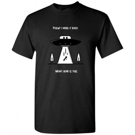 Phew made it back space ship (gildan) t-shirt