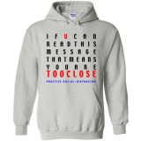 if you can read this Hoodie 1