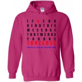 if you can read this Hoodie 1