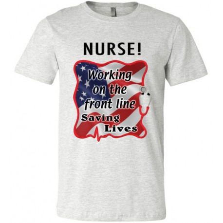 Frontline Nurse USA unisex Tee