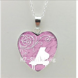 Grand Piano Heart Necklace