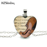 Instrument Heart Necklace Pendant