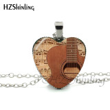 Instrument Heart Necklace Pendant