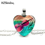 Instrument Heart Necklace Pendant