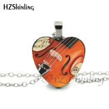 Instrument Heart Necklace Pendant