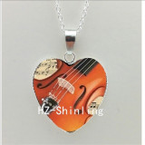 Instrument Heart Necklace Pendant