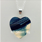 Instrument Heart Necklace Pendant