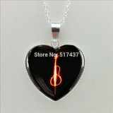 Instrument Heart Necklace Pendant