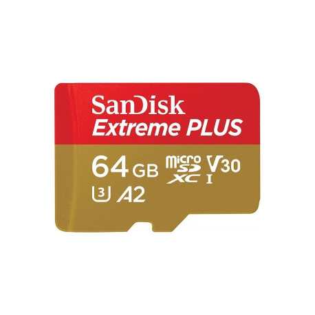 SanDisk Extreme Plus (64GB) Micro SDXC Memory Card
