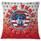 NYFD Pillow Case Cover - Red