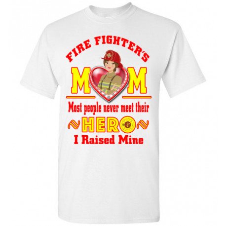 Hero Fire Fighters Mom Gildan Y