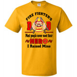 Fire Fighter Hero Dad Red Black txt