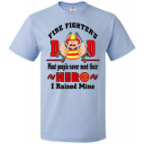 Fire Fighter Hero Dad Red Black txt