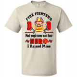 Fire Fighter Hero Dad Red Black txt