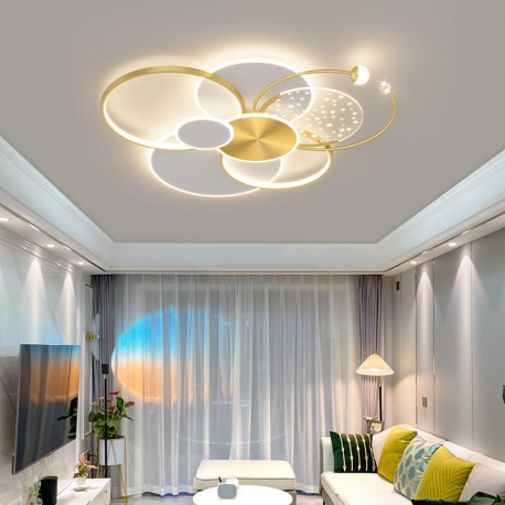 Led Living Room Ceiling Lights Modern Simple Atmosphere 2023 New Nordic Minimalist Bedroom Home Indoor Decoration Lighting Lamps