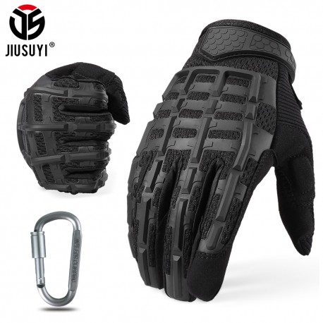 Tactical Mittens Full Finger Long Glove Black Army Military Rubber Protect Anti-skip Multicam Airsoft Driving Cycling Gear Men