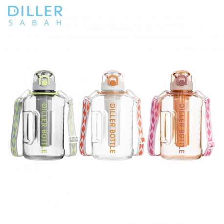 Diller High Quality Large Capacity Tritan Water Bottle DB2310 (2200ml)