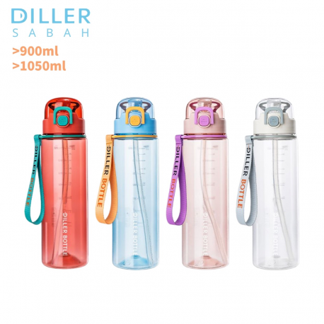 Diller High Quality Sport Multifunction Tritan Water Bottle DB2318 (900ml/1050ml)