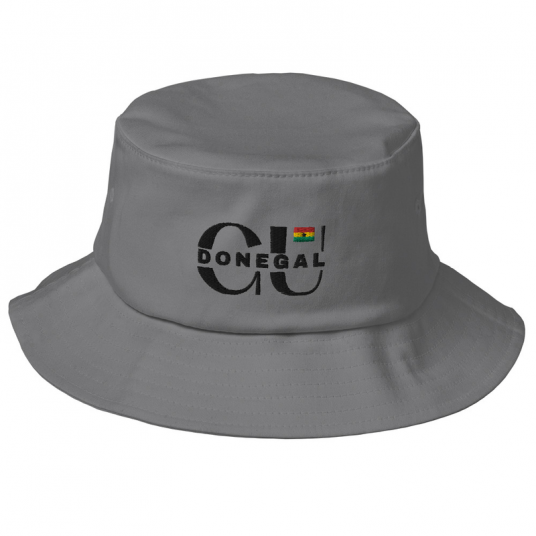 Embroidered  Ghana Union Old School Bucket Hat