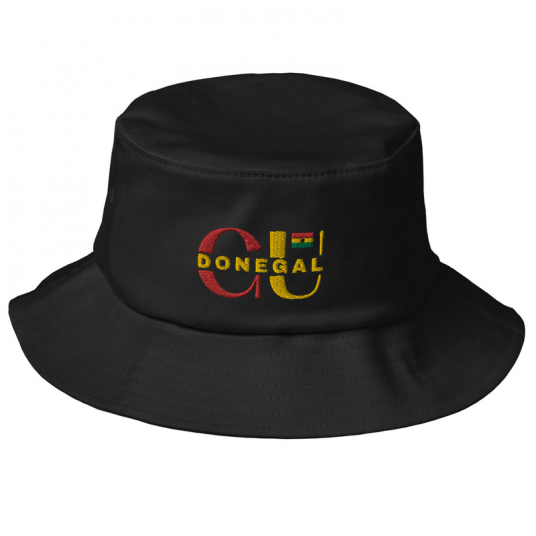 Embroidered  Ghana Union Old School Bucket Hat
