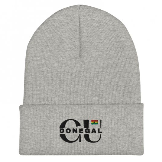Embroidered Ghana Union Cuffed Beanie