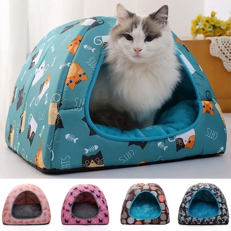 Warm Cat Bed Small Dogs Kittens House
