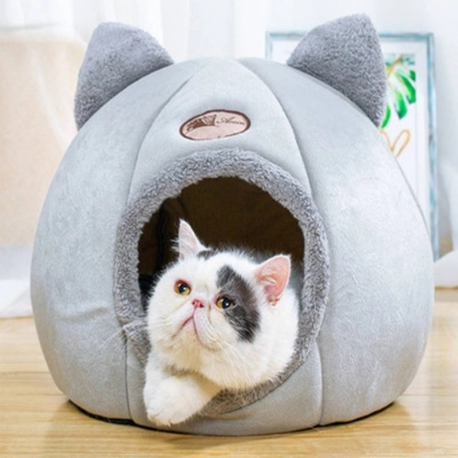 Sweet Warm Pet Basket Cozy Kitten Lounger