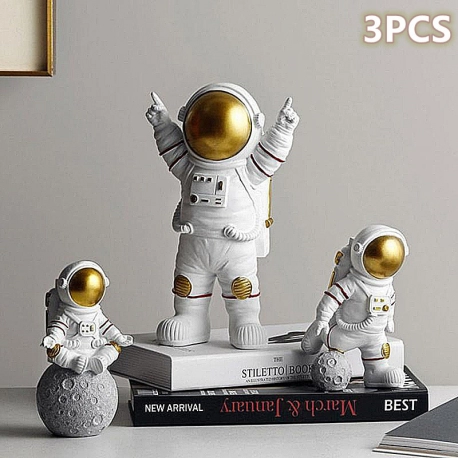 3PCS/set Christmas Astronaut Figurines