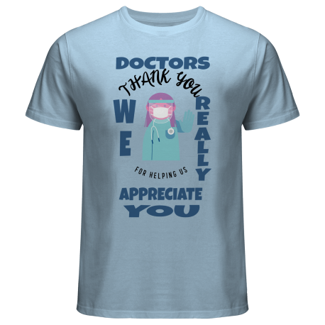 THANK YOU FOR HELPING US FEMALE DOCTORS_Classic Men's T-shirt