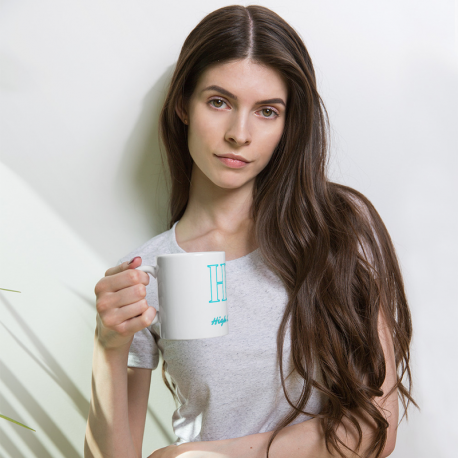 White Glossy Mug - High Octane