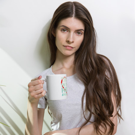 White Glossy Mug - Trust in your Heart