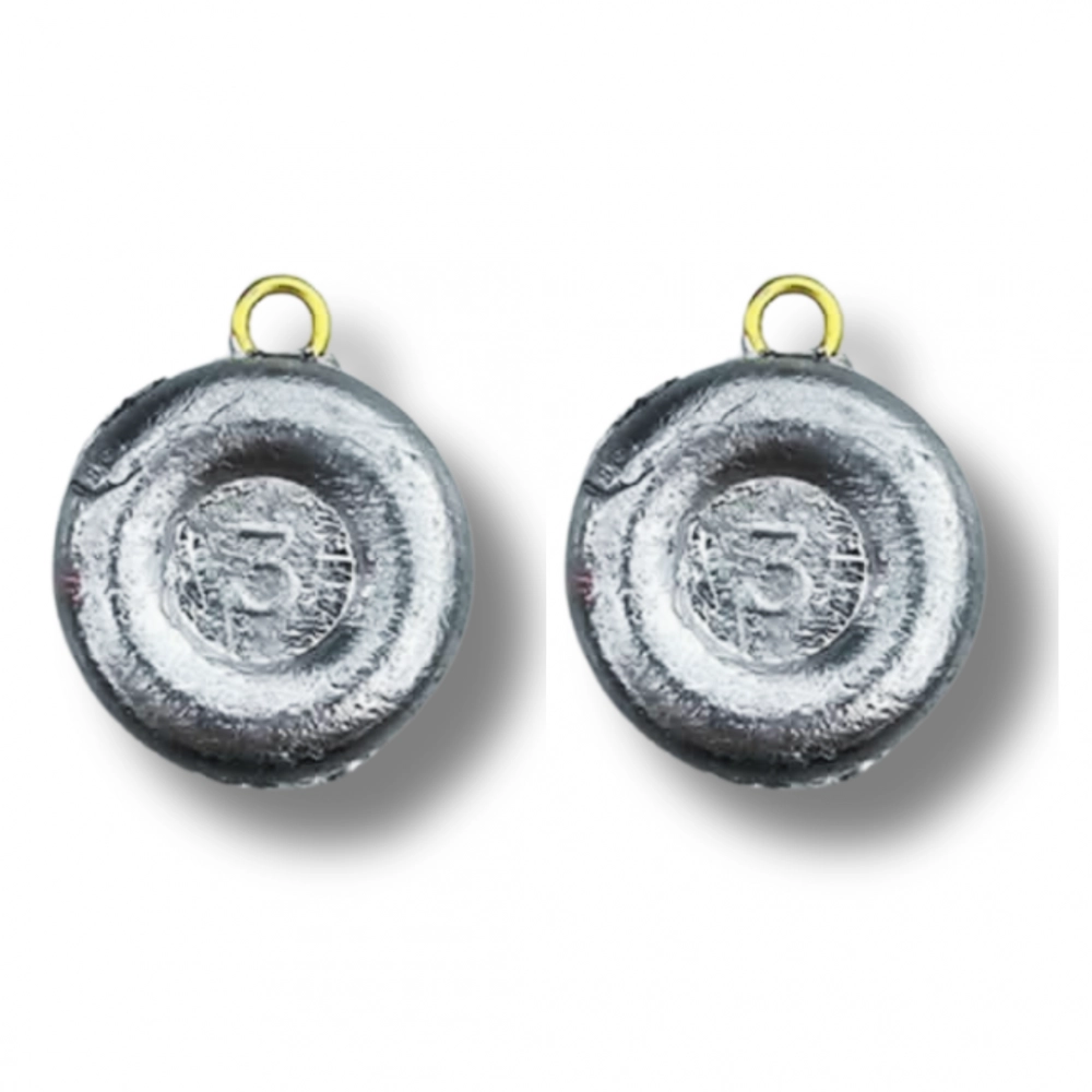 6oz River Coin Sinkers/Decoy Weight - Quantity of 6