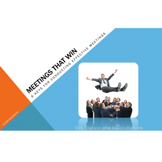 Meetings that Win - Effective Meetings for First Time Supervisors