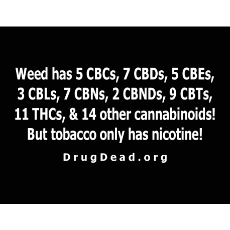 Weed vs Tobacco T-shirt