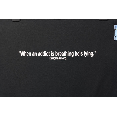 Breathing and lying T-shirt