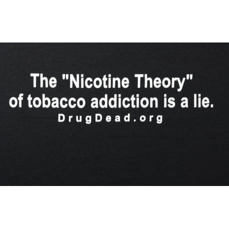 The Nicotine theory T-shirt