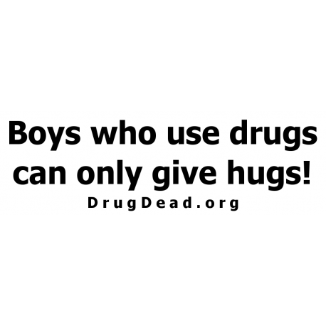 Boys Hugs Bumper Sticker